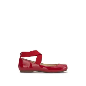 Mandalaye Ballet Flat in Red Muse