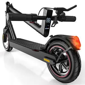 Long Range Commuter Electric Scooter, 22MPH/18MPH Max Speed, 21 Miles Long Range,10''/8.5'' Tires,  Folding Electric Scooter Adults with Head Lights