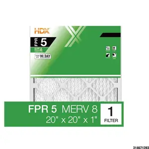 20 in. x 20 in. x 1 in. Standard Pleated Furnace Air Filter FPR 5, MERV 8