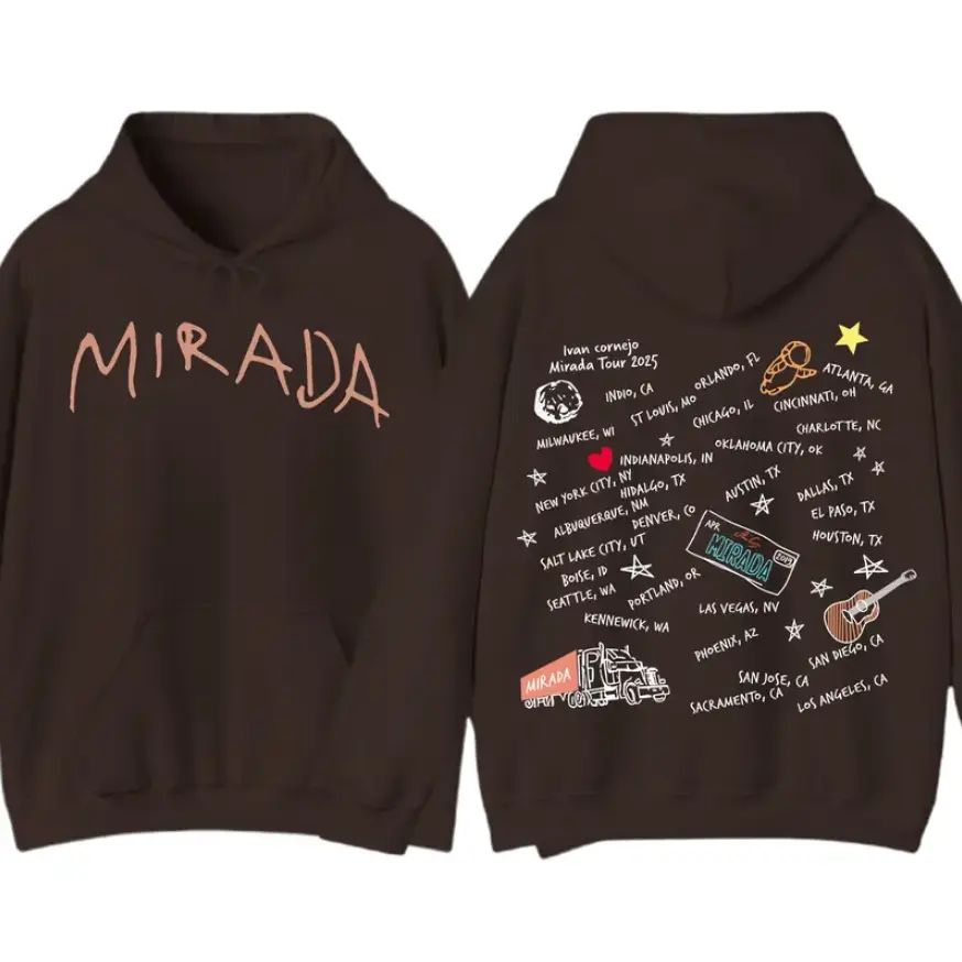 Ivan Cornejo Mirada 2025 Tour Parte 2 Hoodie, Ivan Cornejo Merch, Mirada Tour Hoodie, Ivan Sale Para Ser Feliz Shirt