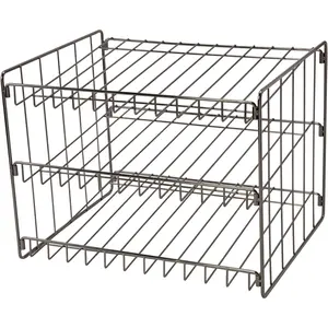 Kitchen Details 3 Tier Can Organizer |   Canned Food Storage Rack |   Kitchen Cabinet and Pantry Organization |   Holds 36 Cans |   Space Saving |   Onyx