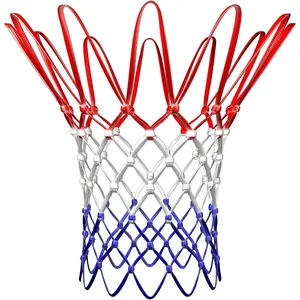 Basketball Net| 12 Loops| Fits Standard Indoor or Outdoor Rims| Basketball Hoop Net Replacement