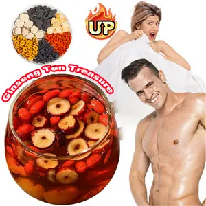 Herbal Kidney Support Ten Treasures Tea,Ginseng Wolfberry with Goji & Red Dates,Traditional Healthy Kidney Cleansing Tea for Men & Women 20 Bags Natural Beverage