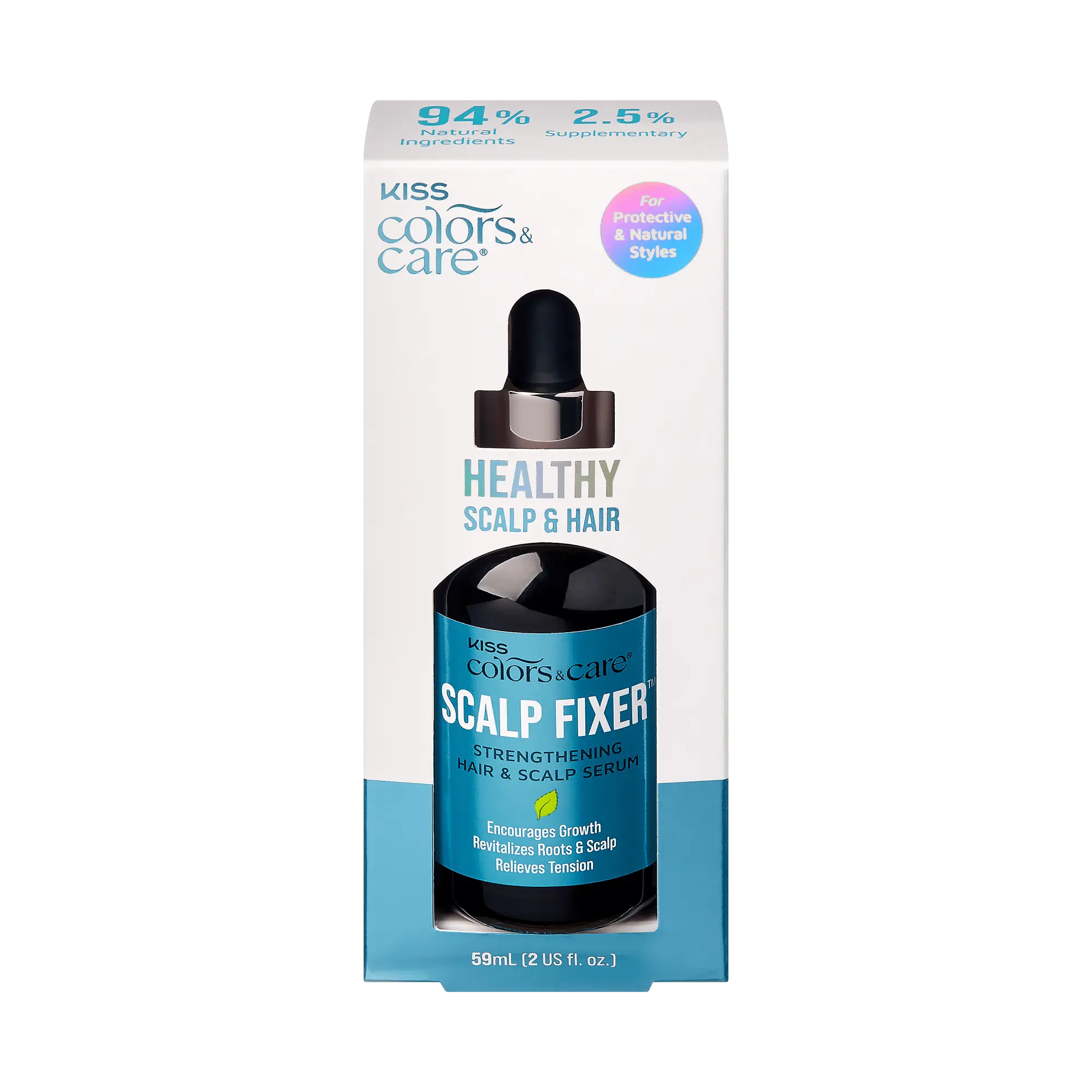 Kiss Colors & Care Healthy Hair Fixation Trio - Scalp Fixer Serum | Strengthening Hair & Scalp Serum, For All Hair Types, Hair Care