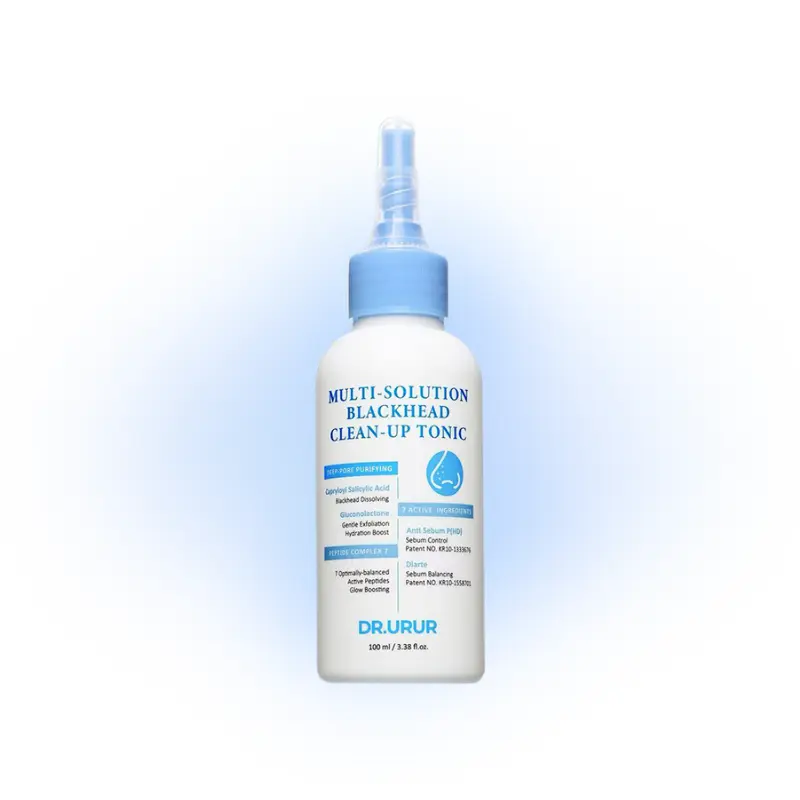 【Dr.URUR】MULTI-SOLUTIONBLACKHEAD CLEAN-UP TONIC——Designed to help cleanse poreimpurities while maintaining skin hydration.