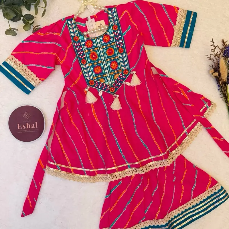 Girls Cotton 2pc Shalwar