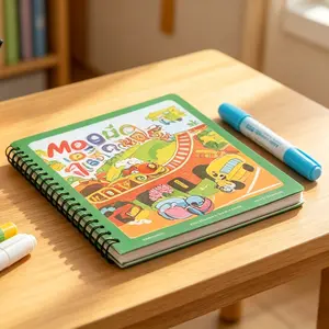 Water Painting Board Set, Card Paper Magic Drawing Kit, Baby Art Educational Reusable Coloring Toy, Watercolor Paint Playset