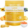 Swiyie Lutein & Zeaxanthin Gummies – Eye Health Supplement with Astaxanthin, Vitamin A C E – Blue Light Defense, Vision Support, Berry Flavor – 60 Gummies Healthcare Dietary Fitness Edible
