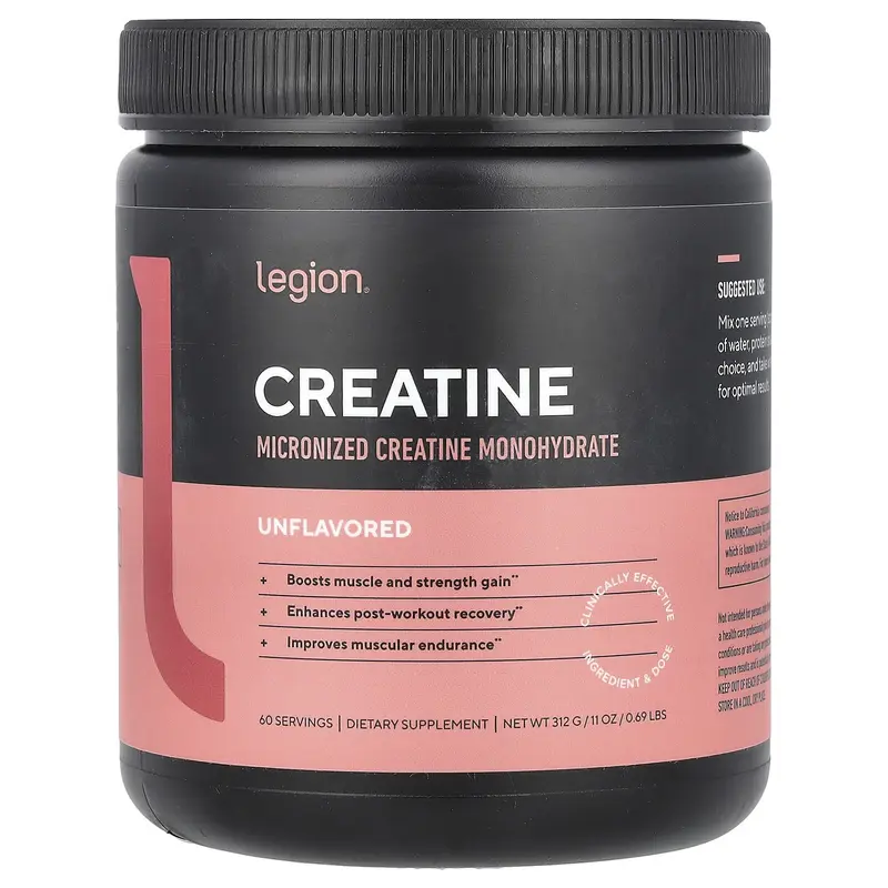 Creatine, Micronized Creatine Monohydrate, Unflavored, 0.69 lbs (312 g)