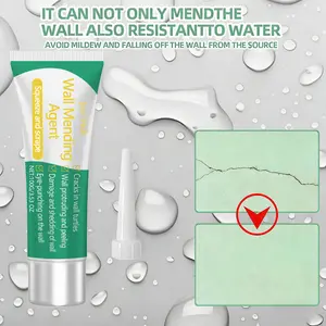 Home wall repair putty for filling nail holes cracks and small wall damage waterproof and mold resistant easy to apply smooth finish ideal for living room kitchen bedroom and bathroom wall maintenance