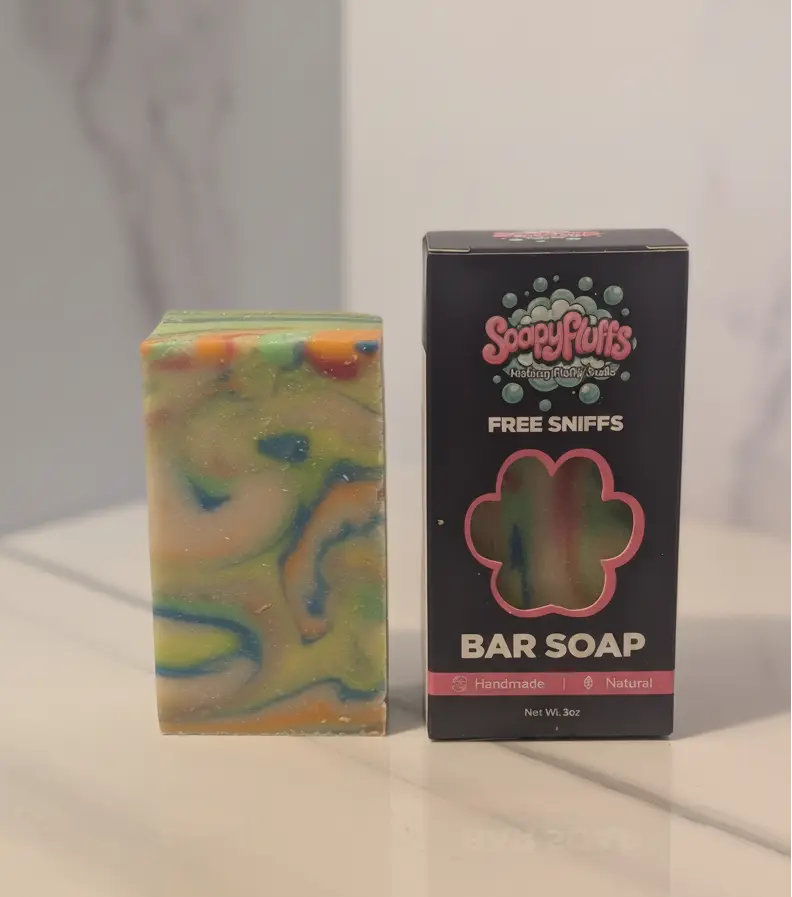 Jaw Breaker Tallow Soap - Sweet Candy Scent & Non-Toxic Kid-Friendly Bar