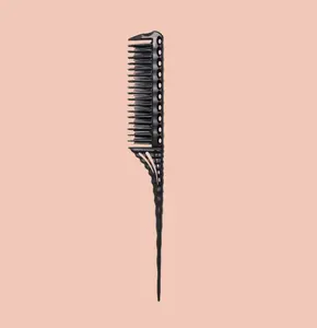 L'ANGE HAIR - Carbon Fiber Teasing Pin Tail Comb, Heat Resistant Frizz Control Tool for Backcombing, Root Tease & Full Volume Hair Styling, Sky-High Lift