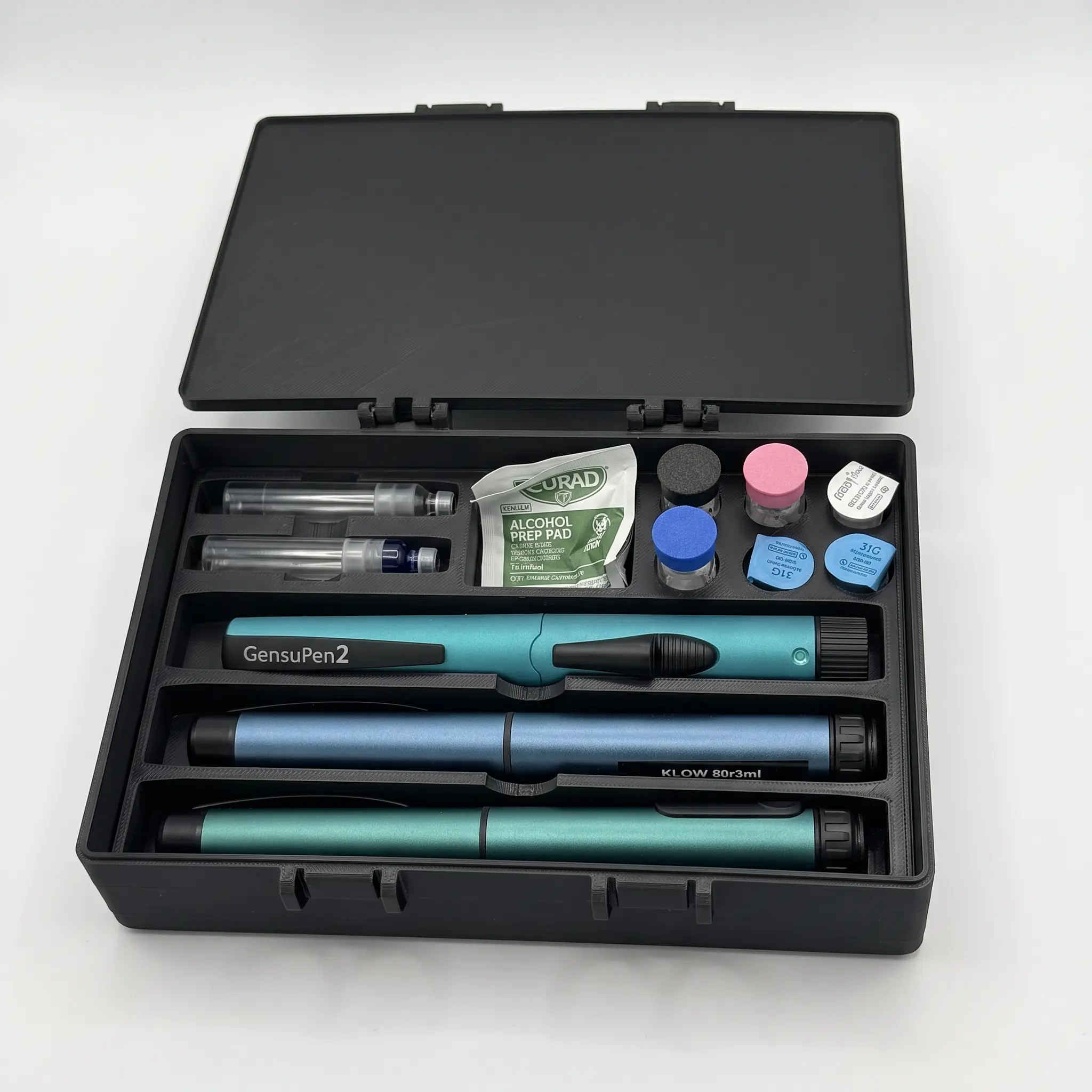 3 pen case storage box organizer