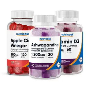 Daily Support Trio - Apple Cider Vinegar, Ashwagandha, Vitamin D3 Gummies