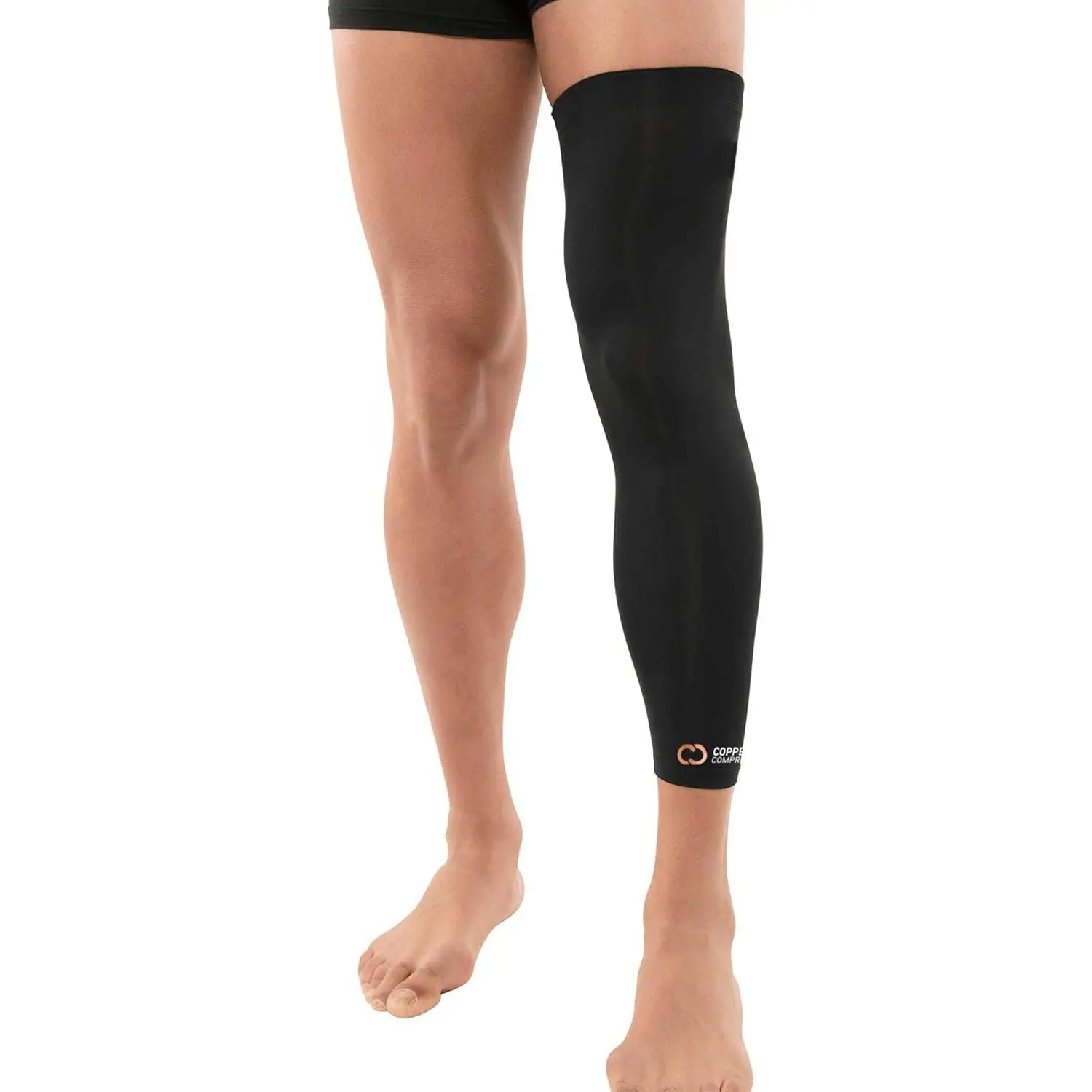 MELLOW MORNINGS Leg Sleeve - Infused Knee Stabilizer Brace for Running, Meniscus Tear, ACL, MCL, Arthritis, Joint Pain Relief - Thigh & Calf Support for Men & Women