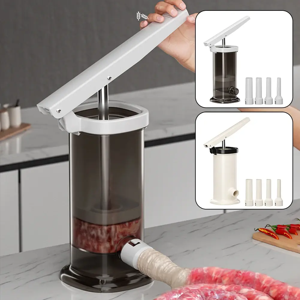 Heavy Duty Sausage Stuffer – Large Capacity Manual Meat Filling Machine for Homemade Sausage Making