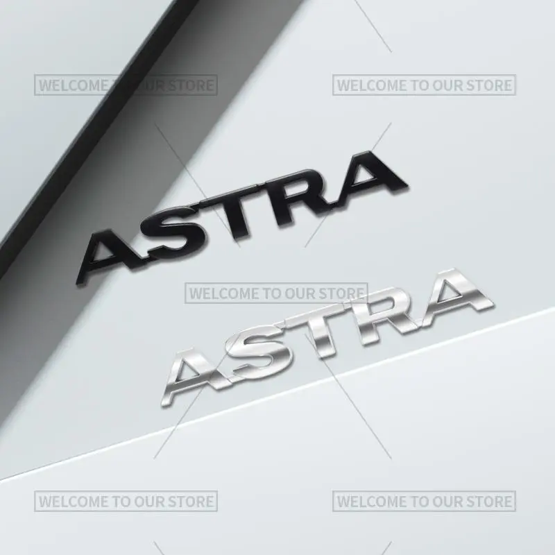 2026 New 3D Car Styling For Opel Astra G H J K F Letter Emblem OPC GTC Vauxhall Badge Metal Stickers Rear Trunk Decals Auto Accessories For your Cars