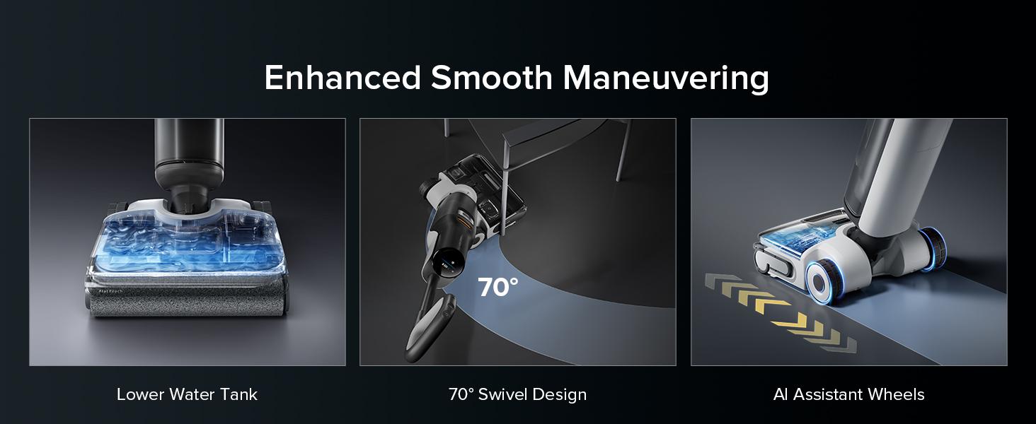 Roborock F25 ACE Wet Dry Vacuum Cleaner, 194°F Hot Air Flash Drying Electric Mop, Cordless, with Zero Tangle, 180° Lie Flat #TikTokShopBlackFriday #TikTokShopCyberMonday