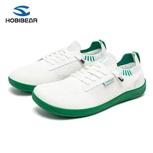 HOBIBEAR Wide-Width Shoes Men's Spring and Autumn Casual Sports Shoes Breathable Fabric Upstream Lightweight Walking Shoes
