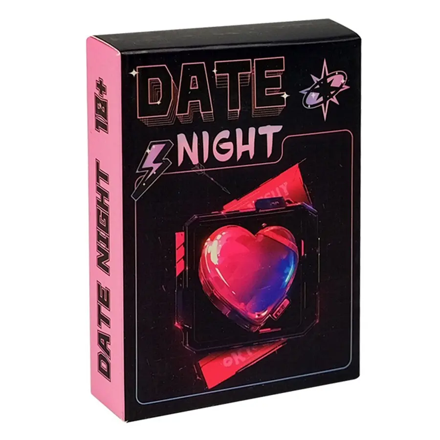 DATE NIGHT 50 couple game cards, drinking cards, Couples Drinking Game, Sturdy cardboard game cards that unlock warm communication moments, enhance intimacy, suitable for dates, parties, Valentine's Day, game nights, special occasions, Board Games Night