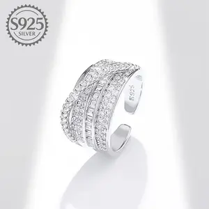 S925 Sterling Silver Adjustable Thumb Ring for Women