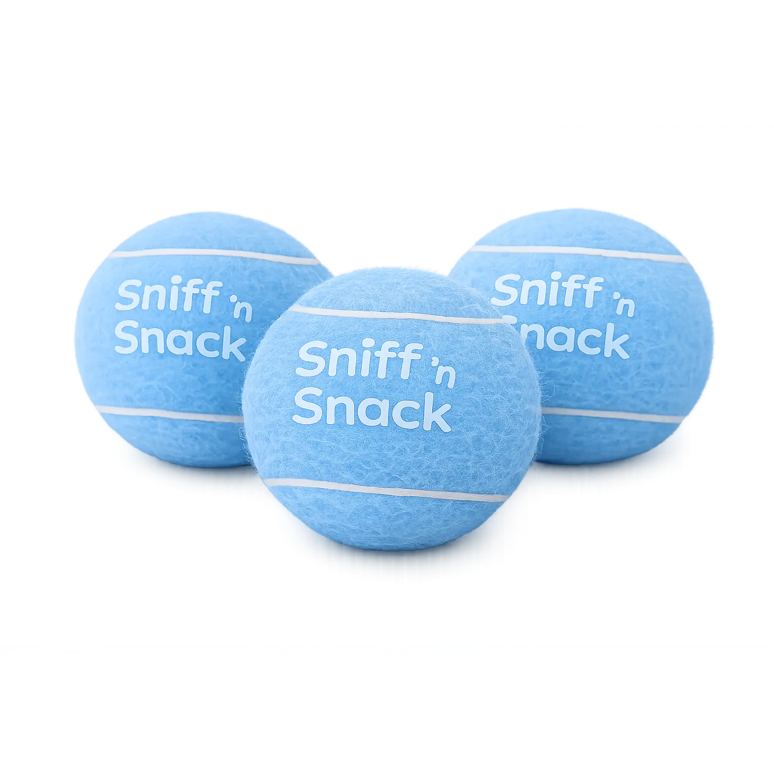 Sniff ’n Snack Squeaky Ball – 3 Pack (2.5”)