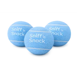 Sniff ’n Snack Squeaky Ball – 3 Pack (2.5”)