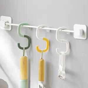 3Pcs No-Fall S Hooks |   Foldable 2-in-1 Multifunctional Clips |   Heavy Duty 1.5KG Load Hooks for All Rod Sizes, Car Seats & Strollers