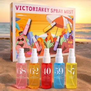 Fragrance Mist 5-Piece Set | All-in-One Body, Hair & Room Spray - Premium Scented Perfume Collection