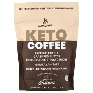 RAPIDFIRE Keto Coffee, 7.93 oz (225 g)
