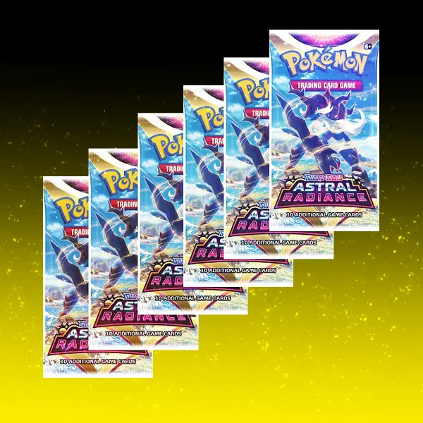 Pokemon Astral Radiance Booster Pack x6 - Legends of Arceus inspired Pokemon Set - Sealed Product, ready to be opened! - TikTok Shop Pokemon Astral Radiance Booster Pack x6 - Legends of Arceus inspired Pokemon Set - Sealed Product, ready to be opened! - TikTok Shop