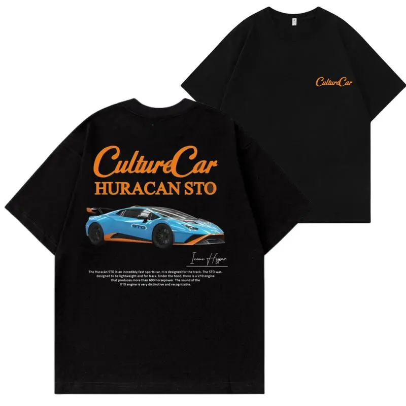 Lamborghini Huracan STO T-shirt, Hoodie, Sweater, Car Enthusiast Shirt, Car Clothing, Unisex, Vintage car shirt.