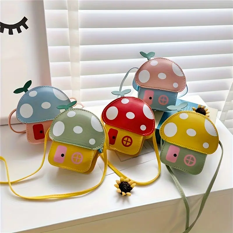NEW1pc of a Trendy New Small House Crossbody Bag, Stylish for Princess, Coin Purse.