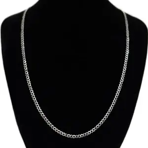 925 Silver Solid Cuban Chain 3mm