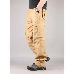 Men'sCargoPantswithMultiplePockets,NewCasualLooseFitWorkPants