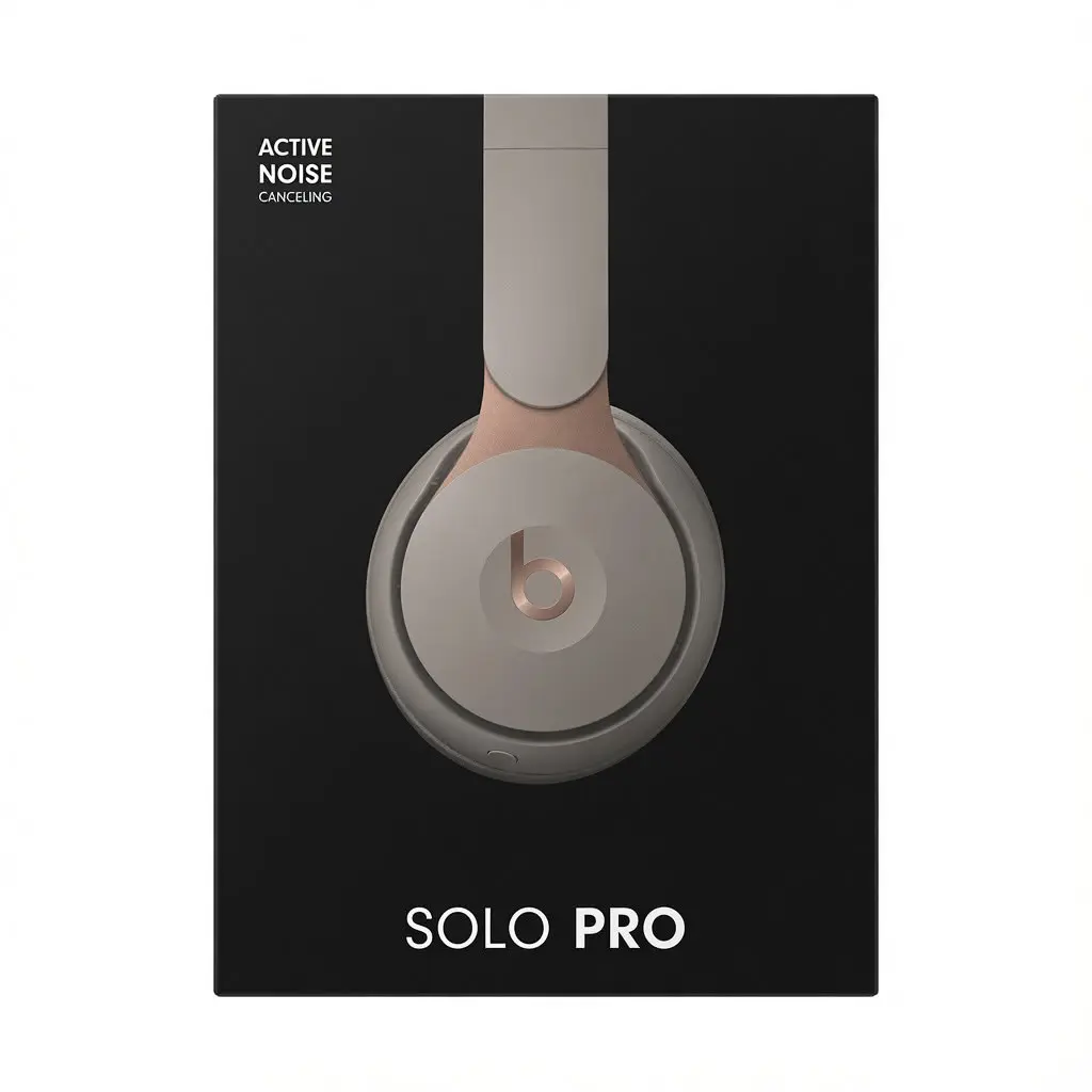 Beats Solo Pro Wireless Noise Cancelling On-Ear Headphones - Gray