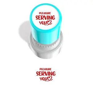 Service Stamp, 1 Count Funny Message Humorous Messages Receipt Stamp, Durable Stamp for Daily Office Use, Office Stationery & Supplies