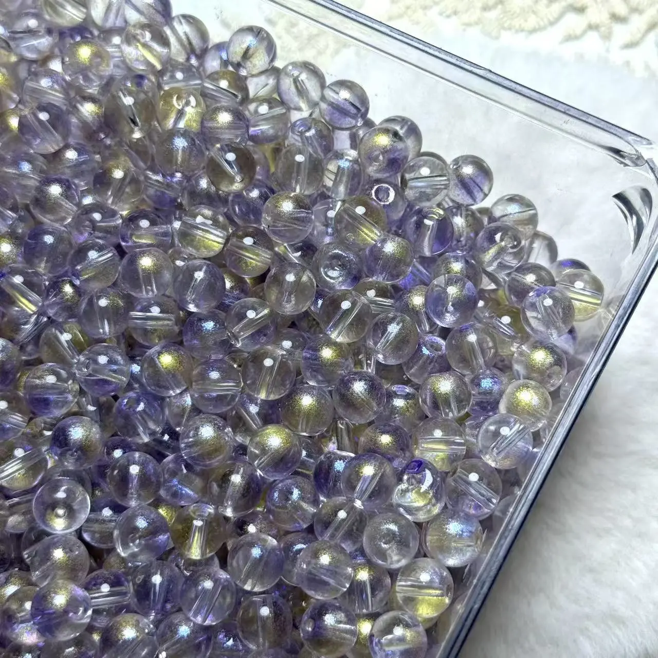 【A39】8mm Bubble Glass Bead 50ml