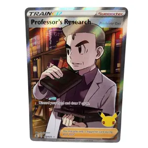 Pokémon TCG:  Pokemon Celebrations Professor’s Research 024/025 Trainer Full Art Rare NM 25th Anniversary