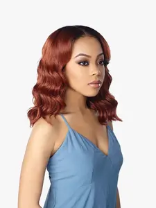 Cloud 9 WhatLace Audry HD Collection Wig - Glueless Synthetic Fiber with 13x6 Frontal & Soft Full-Body Waves for Everyday Elegance
