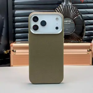 Fin High Quality Protective Tech Woven Phone Case For IPhone 17 16 15 Pro Max For Magsafe Invisible Magnetic Charging Shockproof Cover