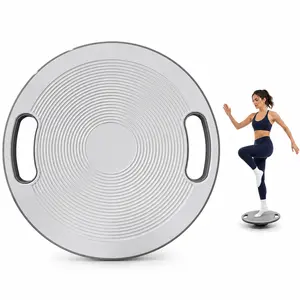 BestGod Wobble Balance Board Trainer with Handles - Plastic Stability Board, Non-Slip Fitness Tool for Core, Glutes, Stability Training, Home Workouts, Gym Training