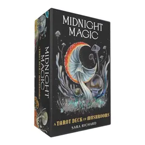 Sara Richard Midnight Magic Tarot Cards - A Tarot Deck of Mushrooms with Enchanting Design by Sara Richard