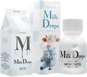 Mykonos Milk Drops for Unisex Extrait de Parfum Spray, 1.7 Ounce