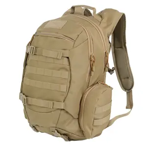 1PCS Outdoor Gear Brand  New 45L Large-Capacity Double-Shoulder Men's Tactical Camouflage Flat Shark Backpack for Camping Hiking & Mountain Climbing