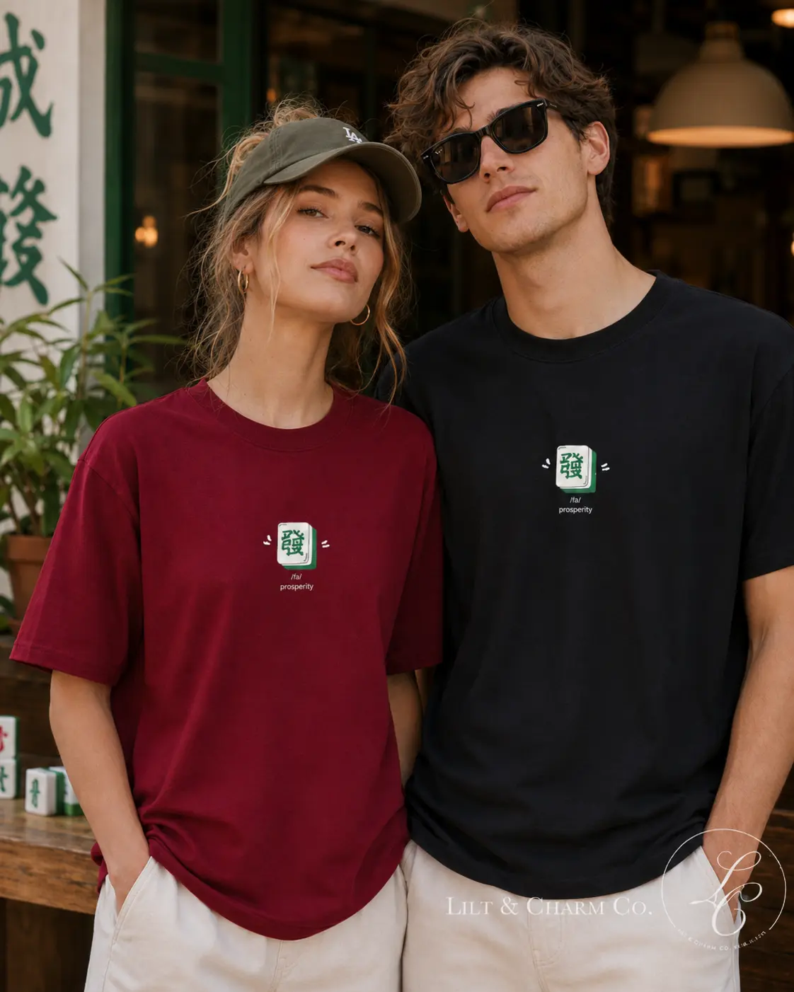 Lucky Mahjong Shirt, Prosperity Fa Tile Tee, Chinese Mahjong Gift, Asian Good Fortune Shirt, Mahjong Lover Gift, Chinese New Year Gift