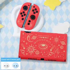 Suitable for Nintendo Switch 2 case, Game Console Accessories, removable cover, TPU soft shell, comes with two thumb joystick caps, 2025 new model, 7-inch protective case, multiple colors available, perfect for Christmas/Halloween/gifts