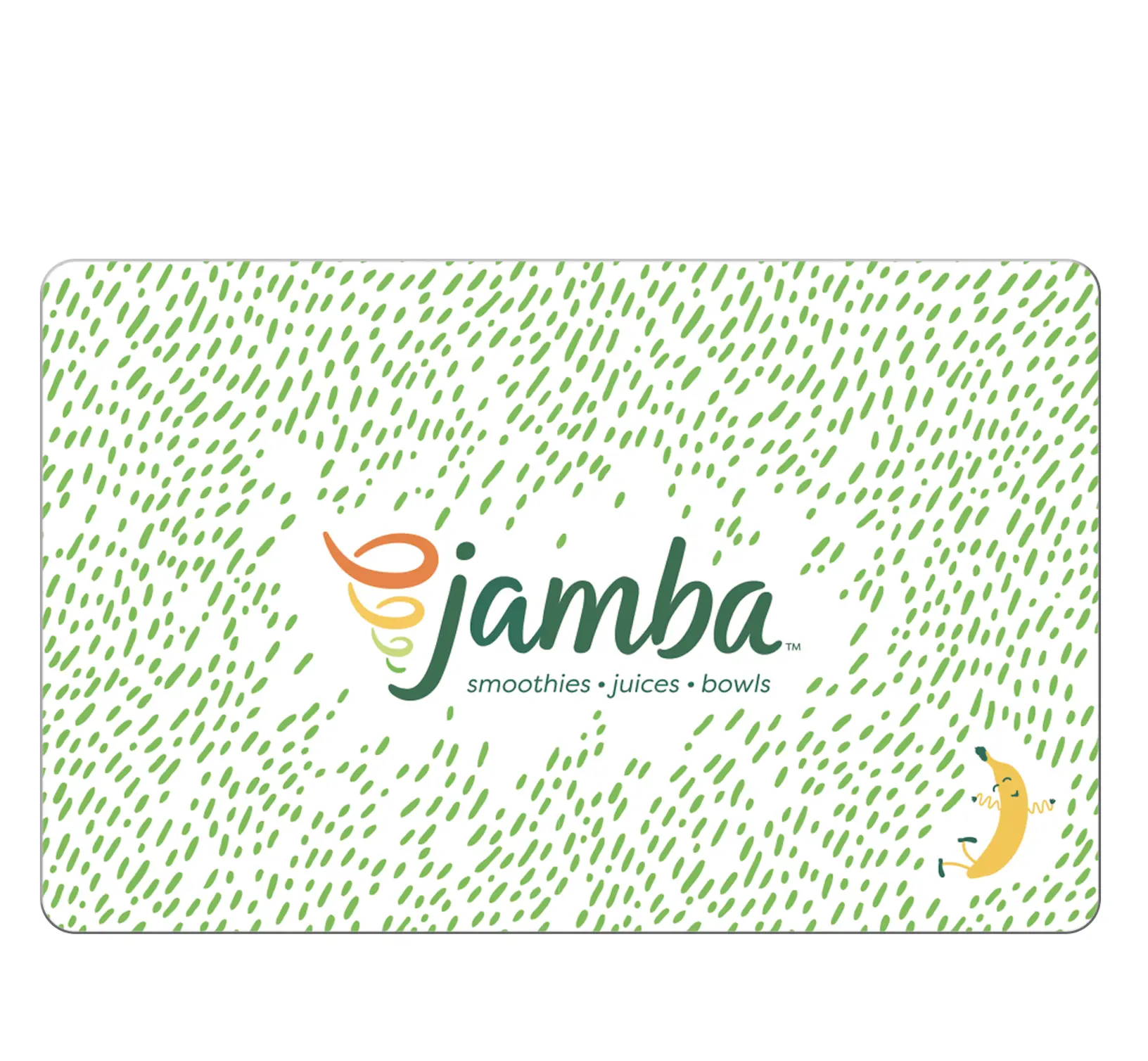 Jamba Juice Virtual eGift Card - Restaurant Gift Card for Offline Redemption of Fresh Smoothies, Juices & More, Card Gift