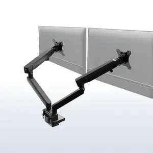 Mechanical Arm Dual Ultrawide Monitor Desk Mount - Up to 35" Screens