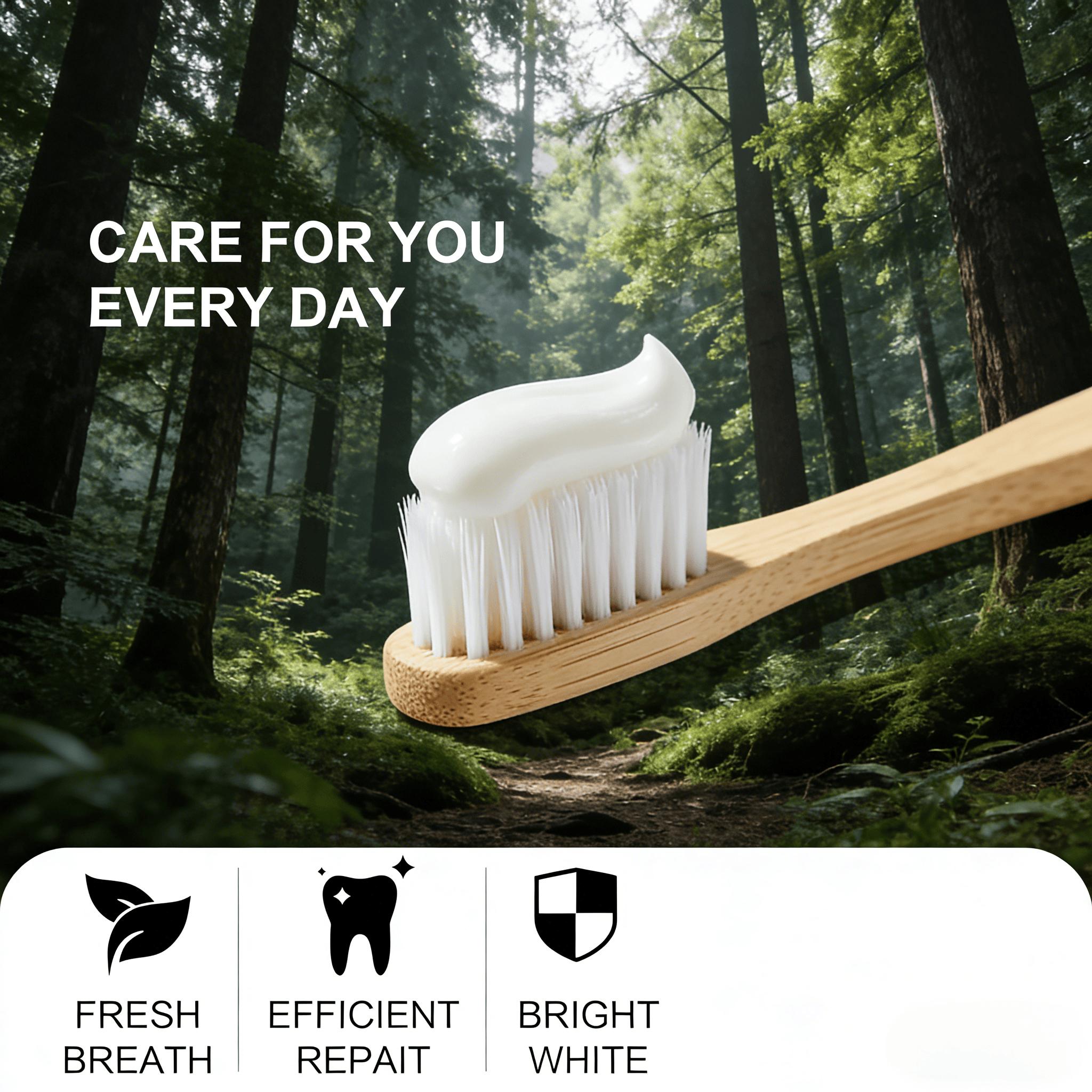 Teeth Whitening & Repairing Toothpaste with 7.5% Hydroxyapatite Minty Flavor Advanced Enamel Protection Daily Use Oral Hygiene for Cleansing